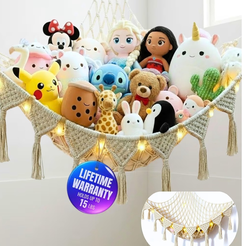 Macrame Toy Hammock